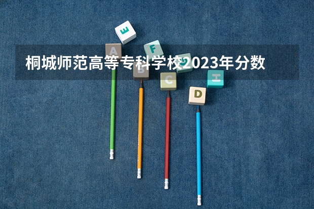桐城师范高等专科学校2023年分数线是多少 桐城师范高等专科学校往年分数参考