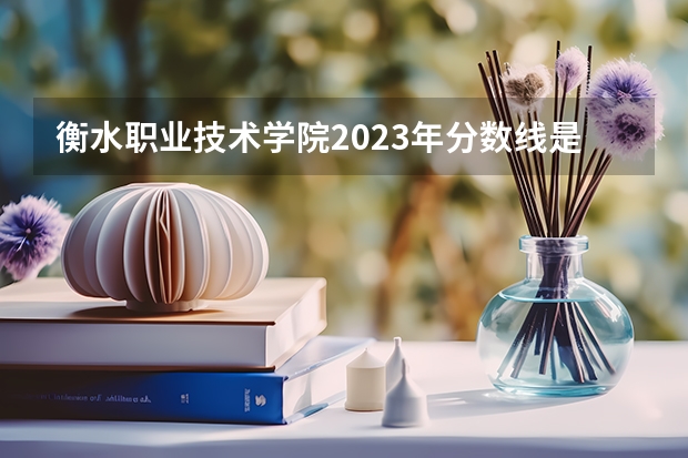 衡水职业技术学院2023年分数线是多少 衡水职业技术学院往年分数参考
