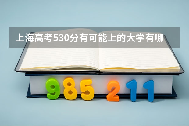 上海高考530分有可能上的大学有哪些 上海高考523分有可能上的大学有哪些