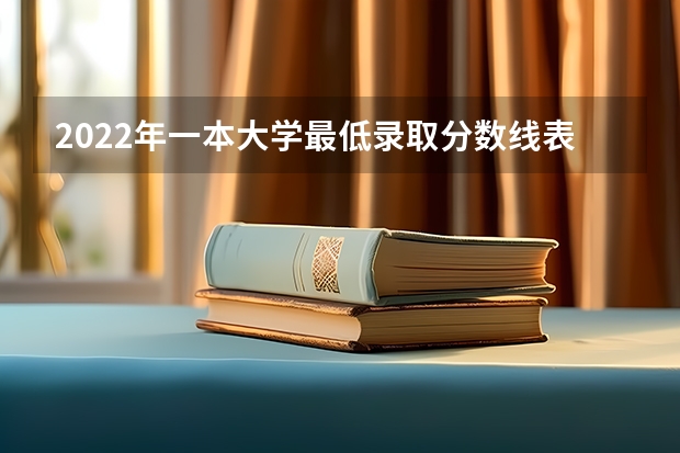 2022年一本大学最低录取分数线表：高考多少分能考上一本 新高考男生适用