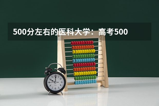 500分左右的医科大学：高考500分能上什么医科大学 湖北高考559分有可能上的大学有哪些