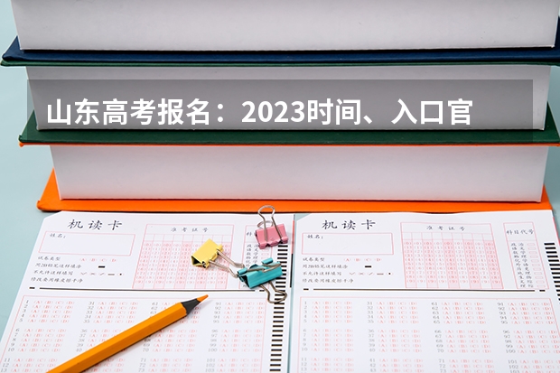山东高考报名：2023时间、入口官网、流程、照片要求等 高考政策3