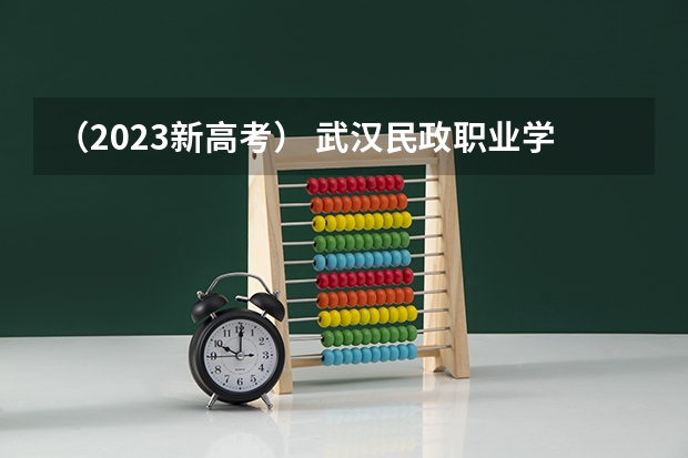 （2023新高考） 武汉民政职业学院录取分数线2022是多少分