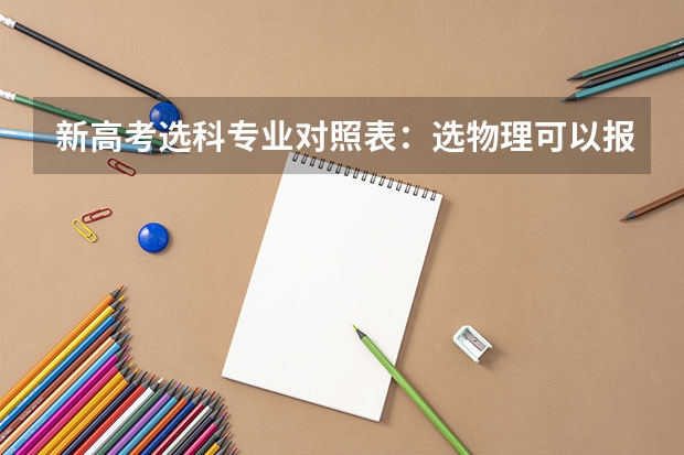 新高考选科专业对照表：选物理可以报哪些专业 2023高考河北能源职业技术学院要多少分录取