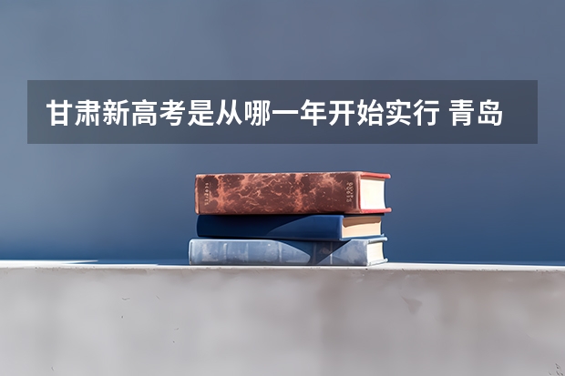 甘肃新高考是从哪一年开始实行 青岛酒店管理职业技术学院录取分数线2022是多少分