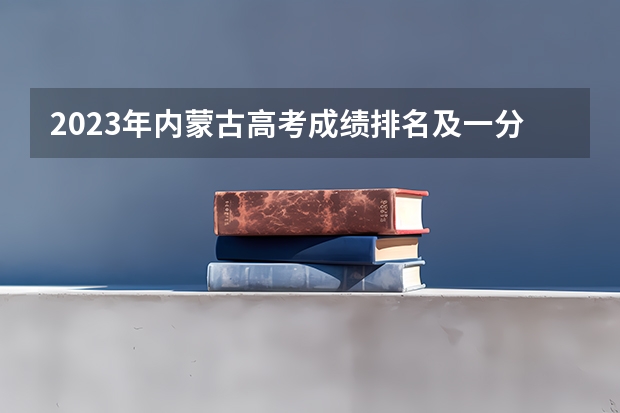 2023年内蒙古高考成绩排名及一分一段表 2023高考冀中职业学院要多少分录取