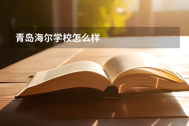 青岛海尔学校怎么样