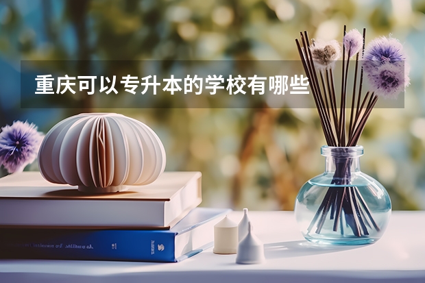 重庆可以专升本的学校有哪些