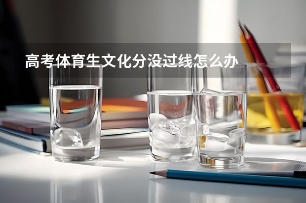 高考体育生文化分没过线怎么办