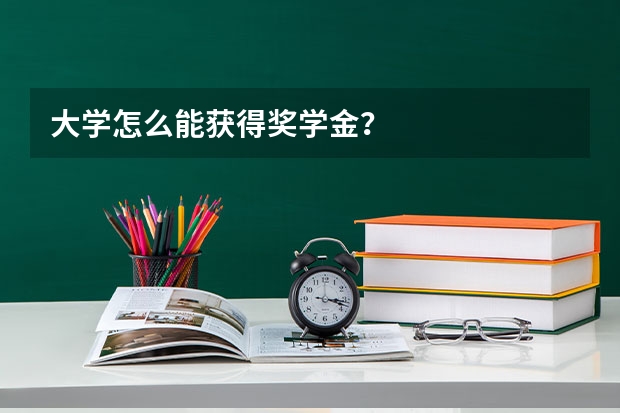 大学怎么能获得奖学金？