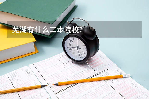 芜湖有什么二本院校？