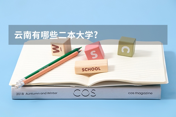 云南有哪些二本大学?