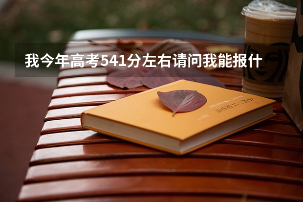 我今年高考541分左右请问我能报什么学校