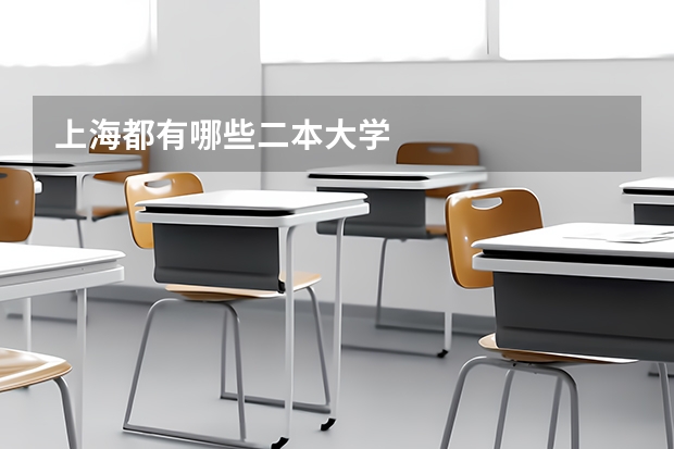 上海都有哪些二本大学