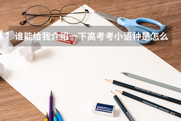 谁能给我介绍一下高考考小语种是怎么回事?