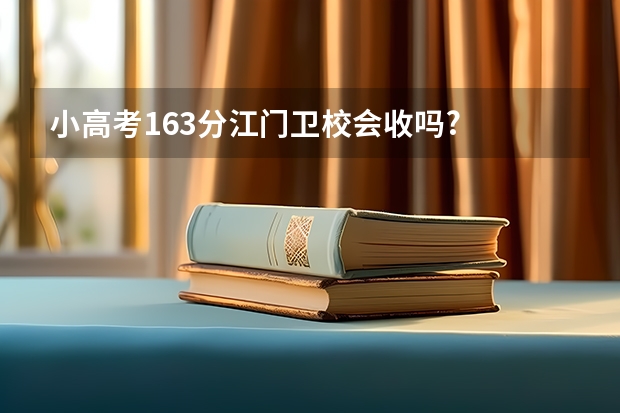小高考163分江门卫校会收吗?