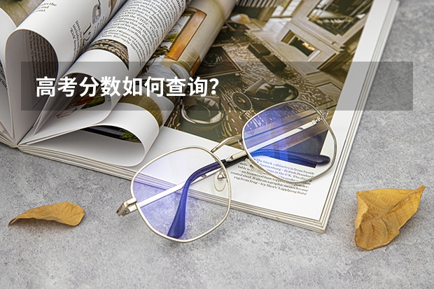 高考分数如何查询？