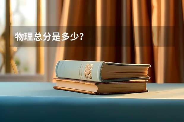 物理总分是多少？