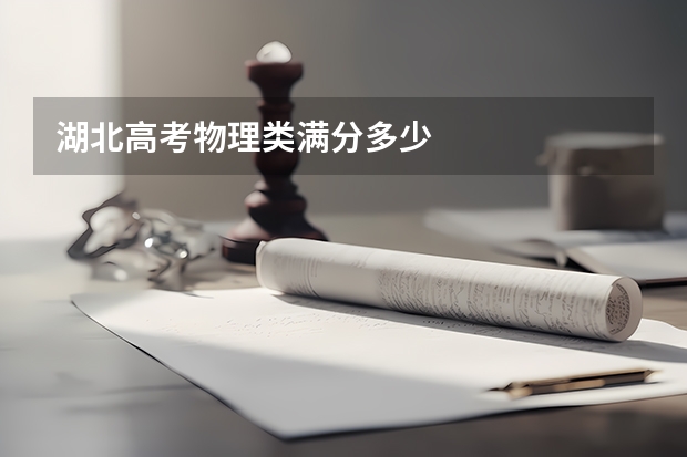 湖北高考物理类满分多少